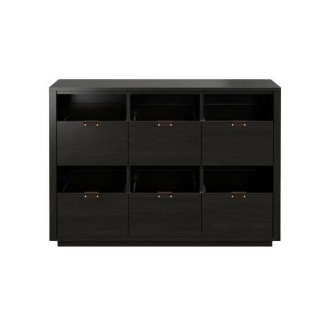 Dovetail 3x2 Vinyl Storage Cabinet - Ash (Multiple Colours Available)