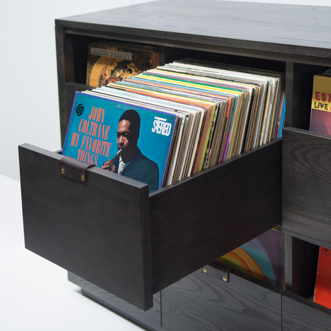 Dovetail 3x2 Vinyl Storage Cabinet - Ash (Multiple Colours Available)