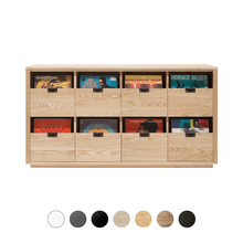 Dovetail 4x2 Vinyl Storage Cabinet - Ash (Multiple Colours Available)