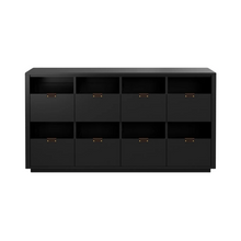 Dovetail 4x2 Vinyl Storage Cabinet - Ash (Multiple Colours Available)