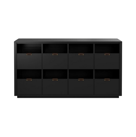 Dovetail 4x2 Vinyl Storage Cabinet - Ash (Multiple Colours Available)