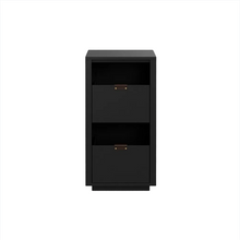 Dovetail 1 × 2 Storage Cabinet - Ash (Multiple Colours Available)