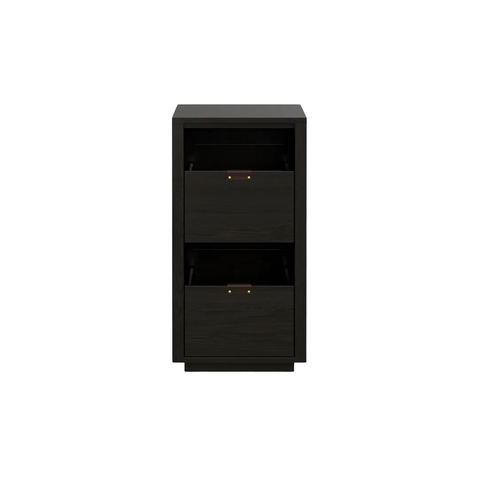 Dovetail 1 × 2 Storage Cabinet - Ash (Multiple Colours Available)