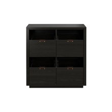 Dovetail 2x2 Vinyl Storage Cabinet - Ash (Multiple Colours Available)