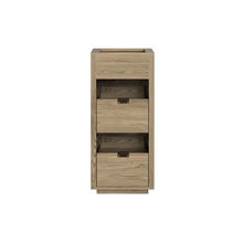 Dovetail 1 × 2.5 Storage Cabinet - Ash (Multiple Colours Available)