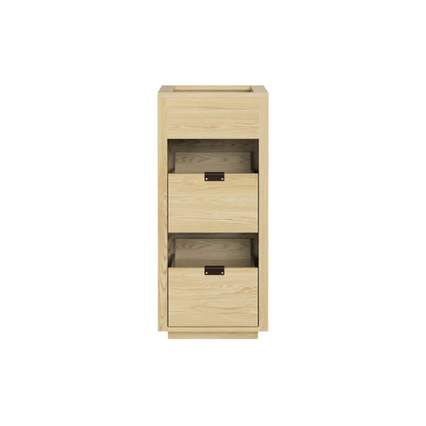 Dovetail 1 × 2.5 Storage Cabinet - Ash (Multiple Colours Available)