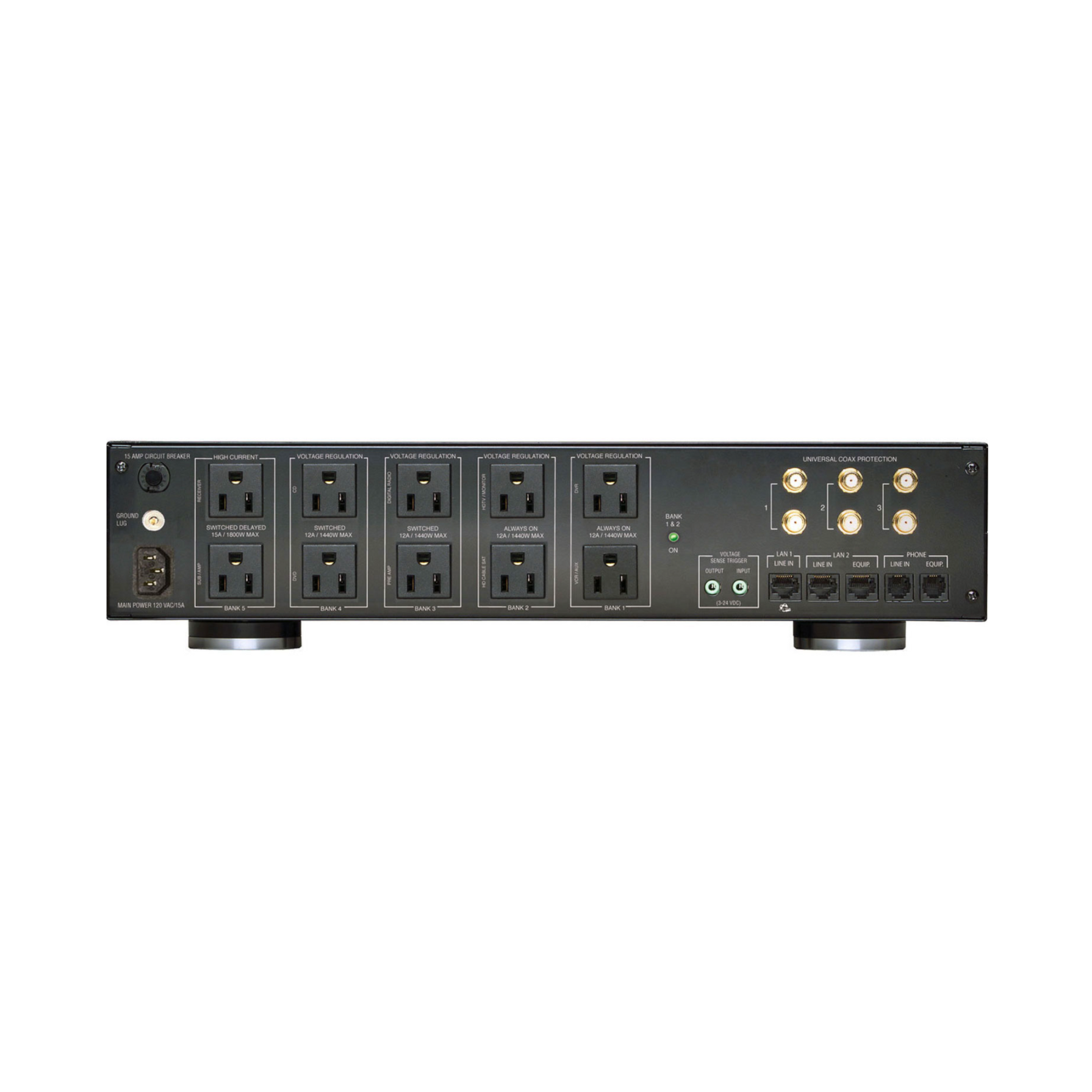 DEMO MODEL Panamax M5400-PM Power Management w/ Voltage Regulation, 2RU, 11 Outlets