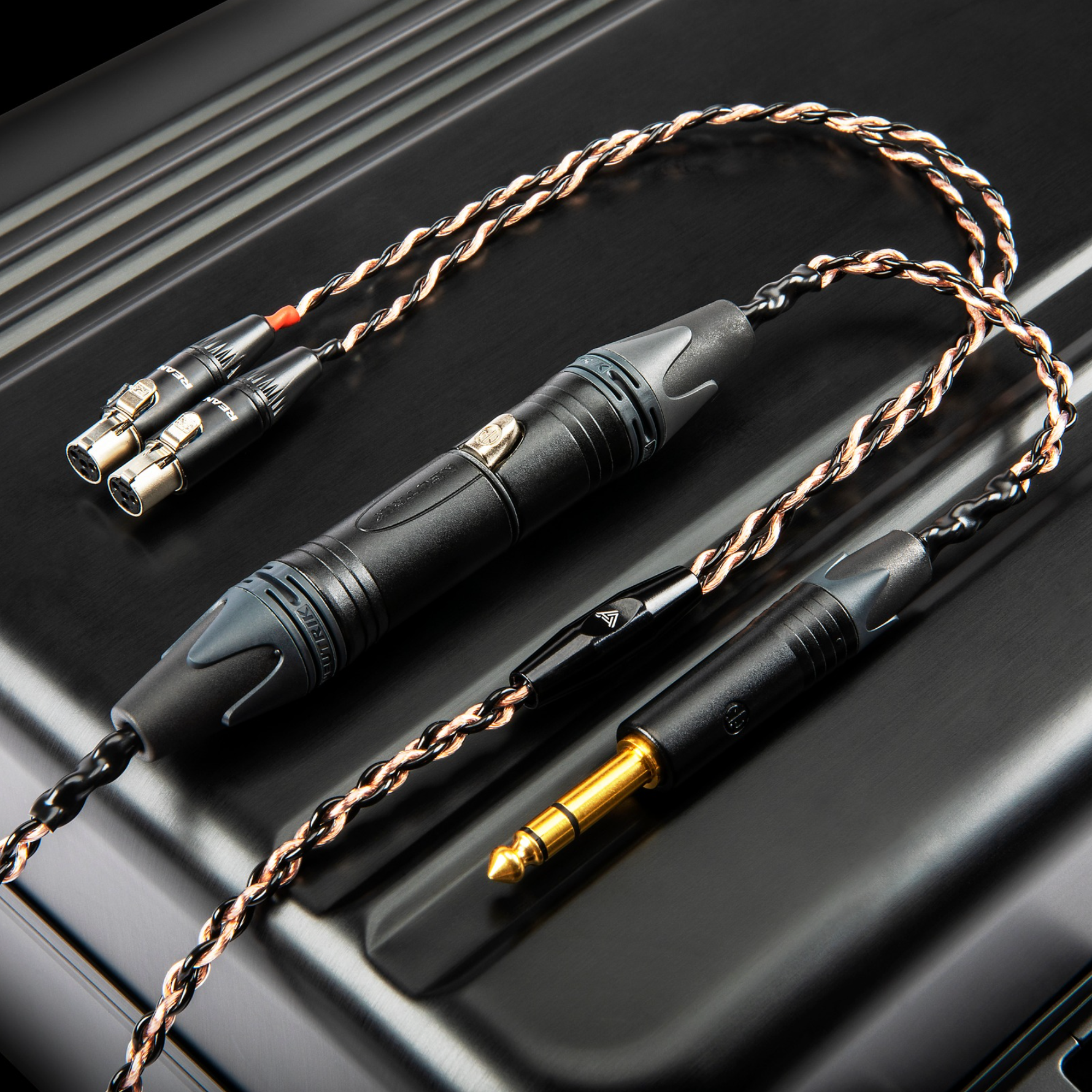 LCD-5 w/ACETATE Ring Cable w/6.35 Adapter