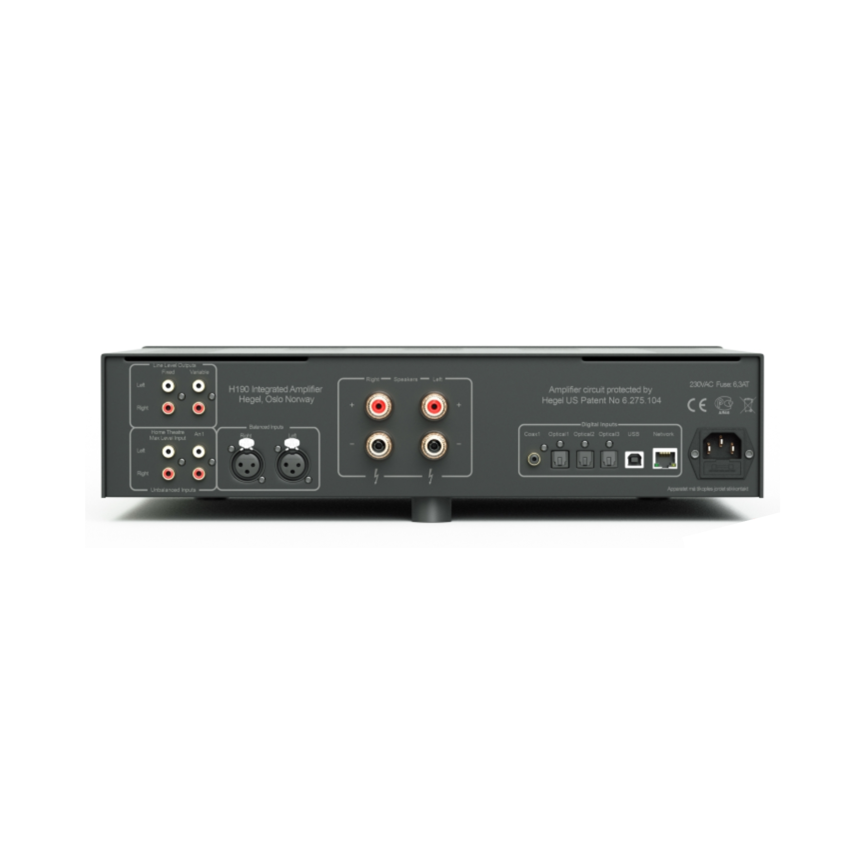 PRE-OWNED H190 Integrated Amplifier & Music Streamer - Black