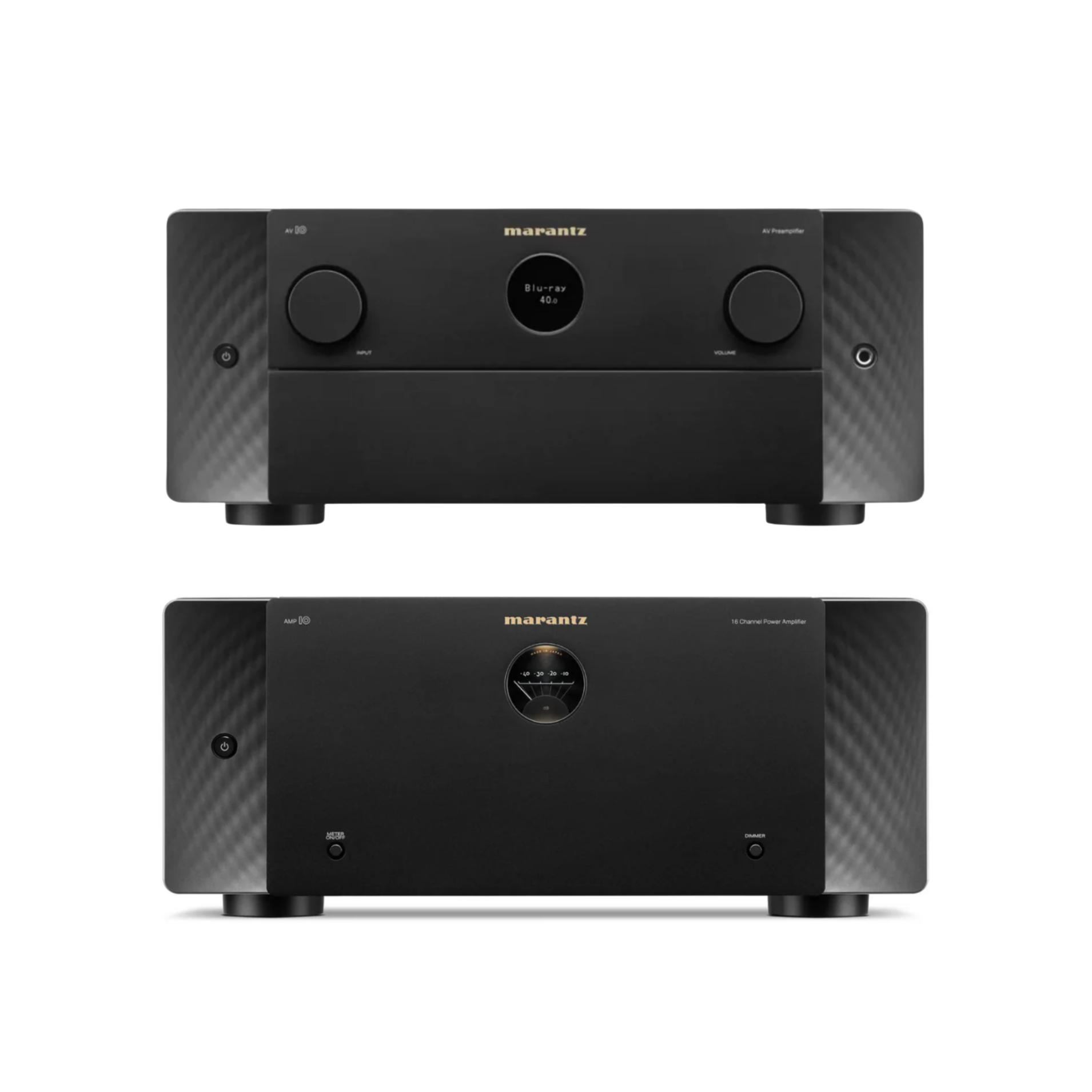 AV 10 15.4 Channel AV Preamplifier & AMP 10 16-Channel Power Amplifier Bundle