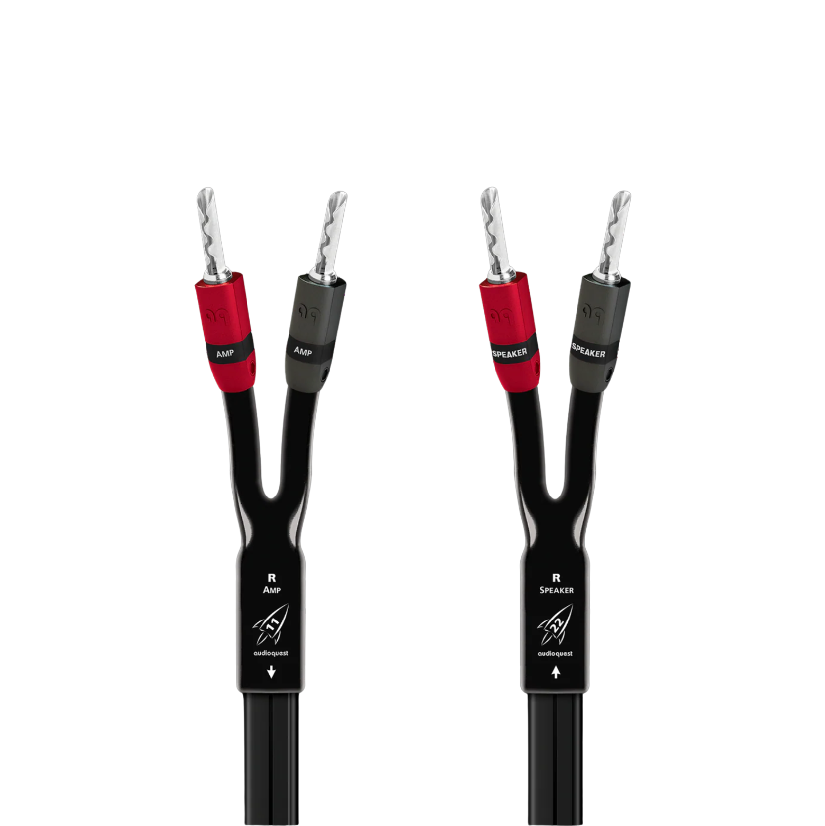 Rocket 11 Prepared Speaker Wires (15 ft pair)