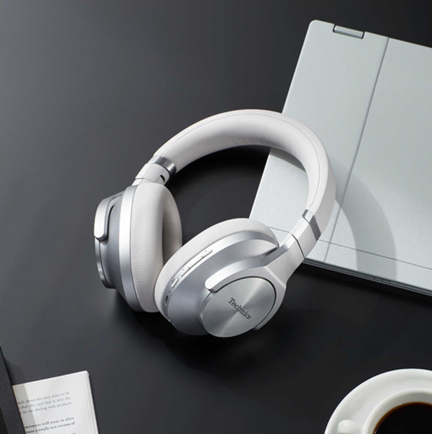 EAH-A800 Wireless Headphones with Noise Cancelling and Microphone - Silver