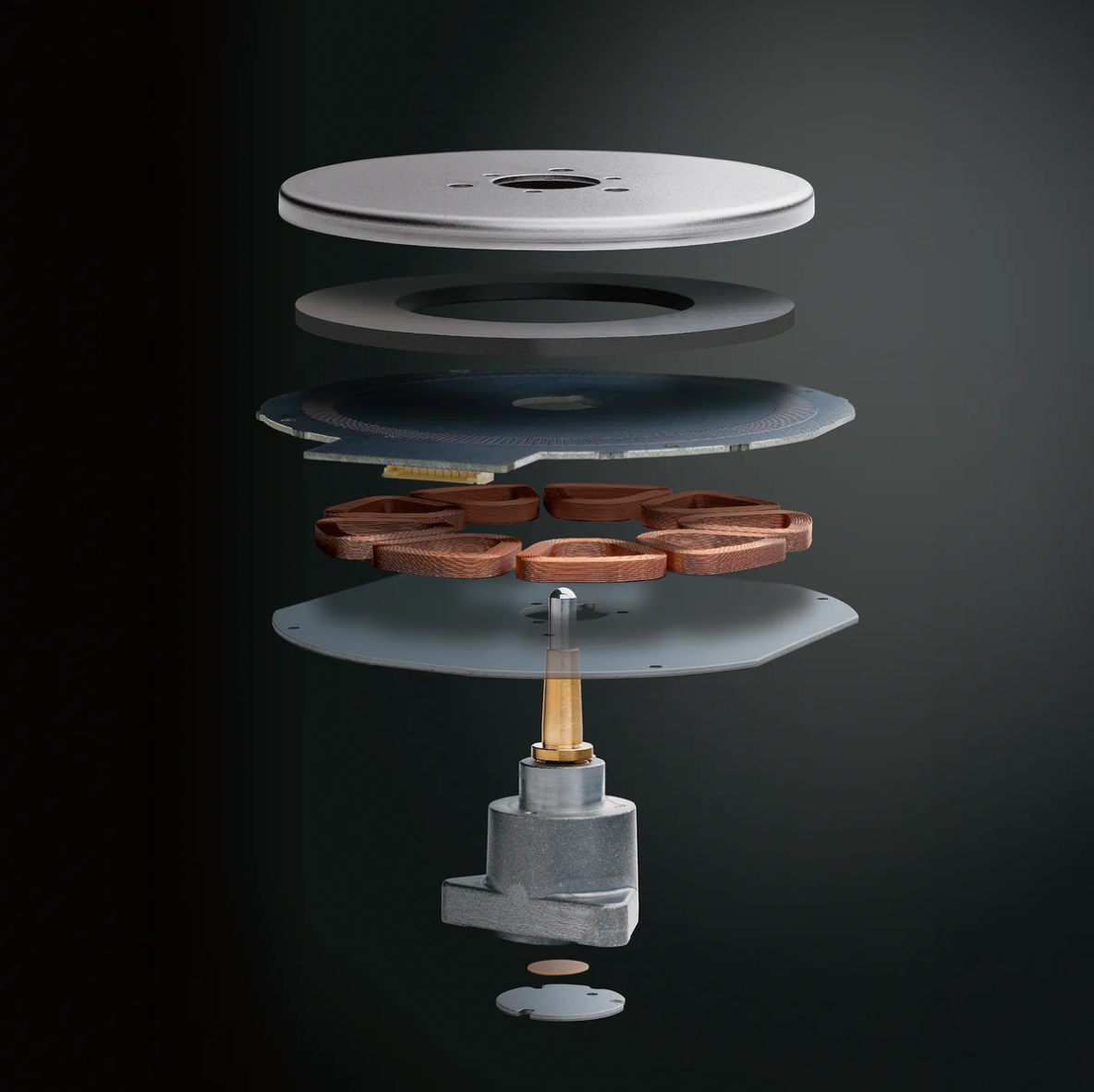 SL-50C Direct Drive Turntable - Charcoal Black