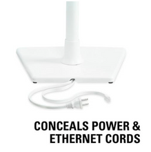 Sanus WSS22-W1 Speaker Stand Pair for Sonos One, Play:1 and Play:3 - White