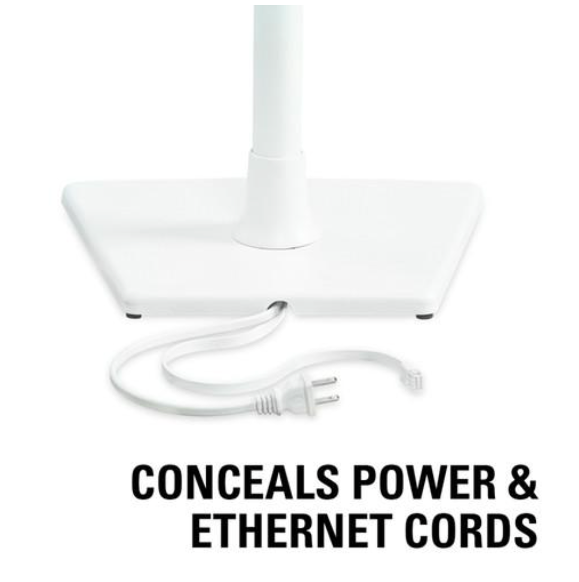 Sanus WSS22-W1 Speaker Stand Pair for Sonos One, Play:1 and Play:3 - White