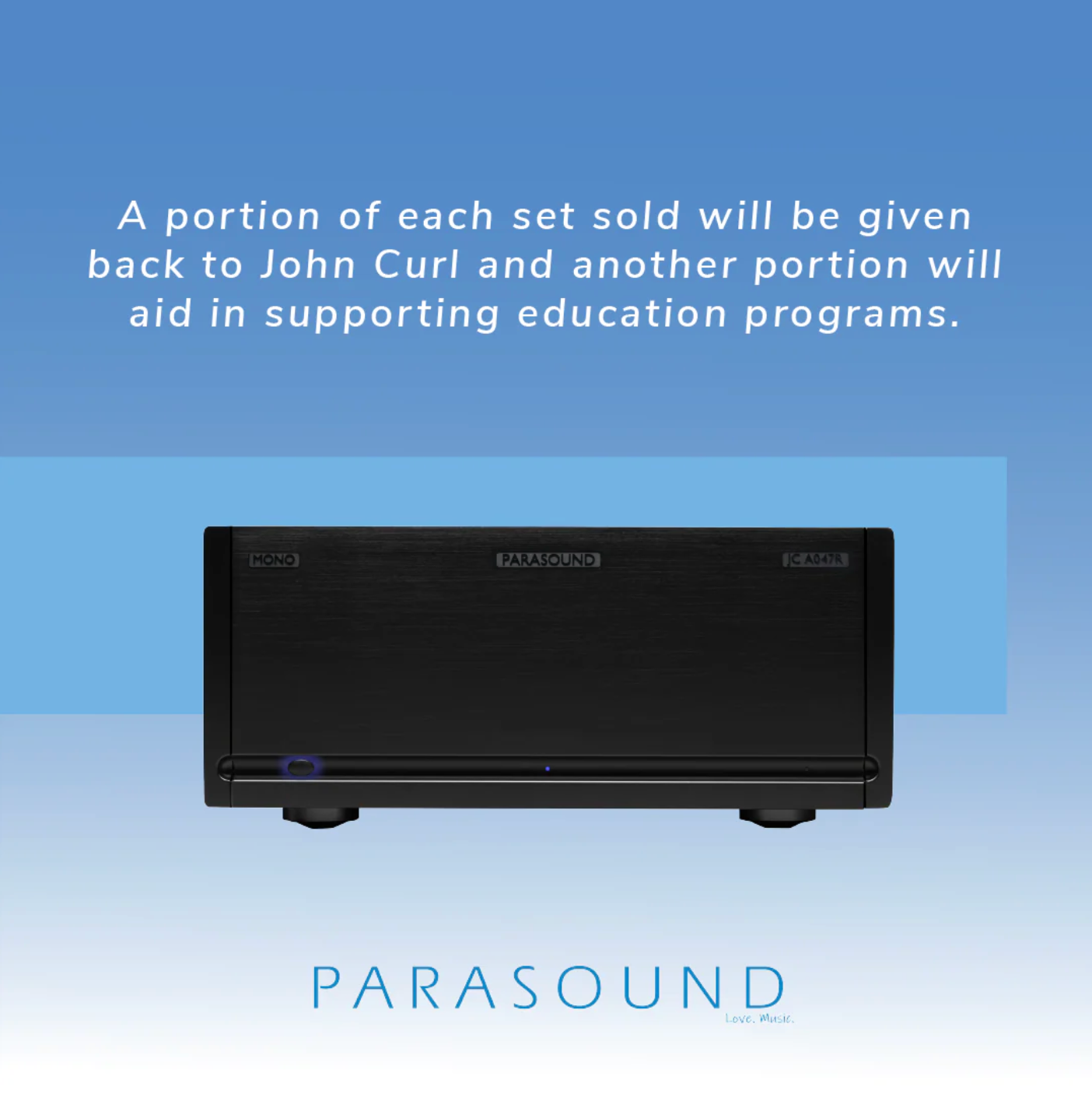 JCA100 Tribute Limited Edition Class A Monoblock (Matched Pair) - Black