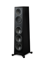 FOUNDER 120H Hybrid Floorstanding Speaker Pair - Black Walnut