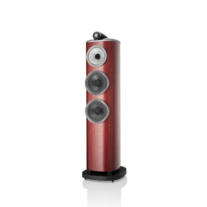 804 D4 Floor-standing Speaker Pair - Satin Rosenut